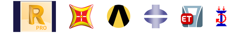 Analysis software Dynamico works with: Autodesk Robot, midas, ANSYS, SAP2000, ETABS and STAAD